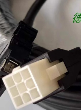 上银伺服马达连接D2/E1驱动器17双绞屏蔽编码延长线HVE17IAB003MB