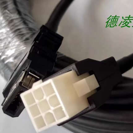 上银伺服马达连接D2/E1驱动器17双绞屏蔽编码延长线HVE17IAB003MB
