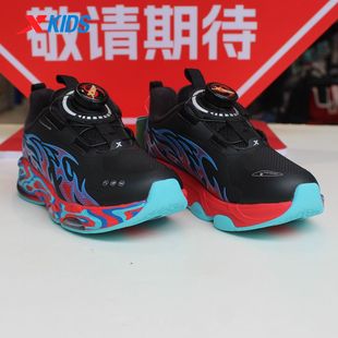 小童旋转扣休闲跑步鞋 2025冬新款 675415113021 火鞋 特步儿童男跑鞋
