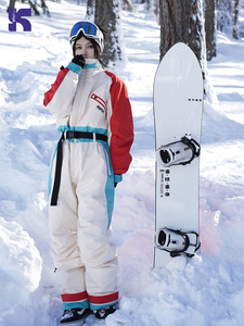 酷峰男女滑雪服全新专业小众连体雪服雪裤单板双板装备防水款式