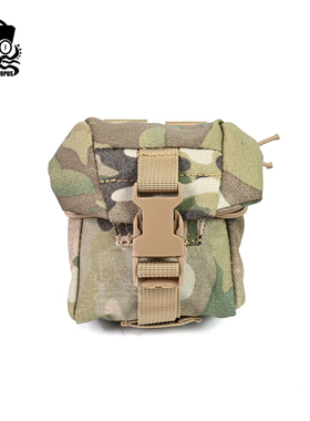 曲速章鱼CP款1000D翻盖M67破片手雷模型 收纳袋苹果包战术附件包