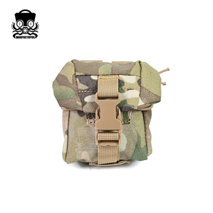 曲速章鱼CP款1000D翻盖M67破片手雷模型 收纳袋苹果包战术附件包