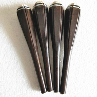 二胡轴子黑檀二胡琴轴 黑檀二胡轴子25元一对六瓣二胡轴子