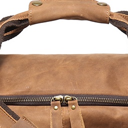 2025秋冬境外热销大容量疯马皮男士手提包出差旅游复古真皮单肩