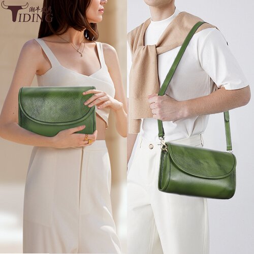 2026春夏潮牛春夏新款日式时尚头层牛皮单肩包手机包女网红爆款