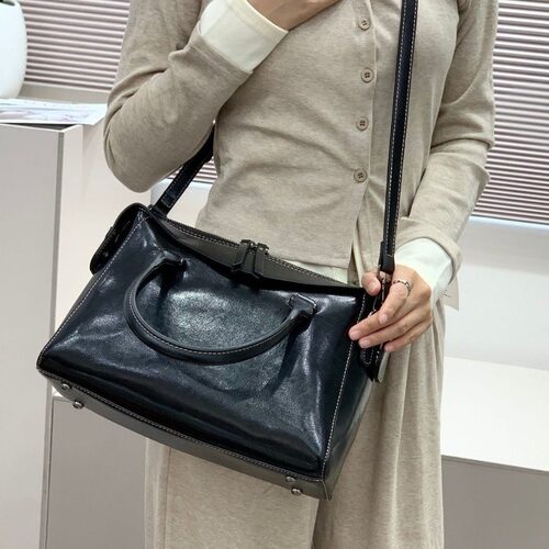 2026夏季真皮女包牛皮包包斜挎包单肩包大容量手提包女托特包潮
