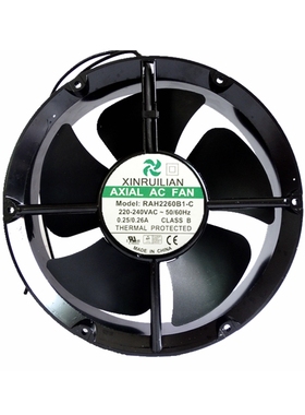 XINRUILIAN RAH2260B2/B1-C 220V 0.42A 20060 20CM 耐高温风扇
