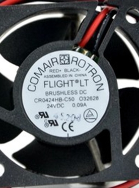 美国COMAIR ROTRON散热风扇CR0424HB-C50 4020 24V 0.09A