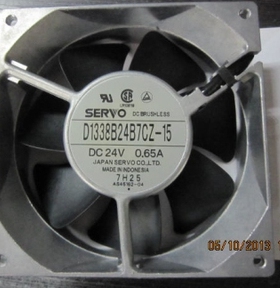 日本伺服SERVO D1338B24B7CZ-15 12738 24V 0.65A 大风量散热风扇