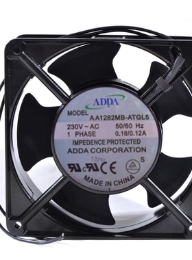 台湾原装协喜ADDA AA1282MB-ATGL5 12038 220V 机箱风扇