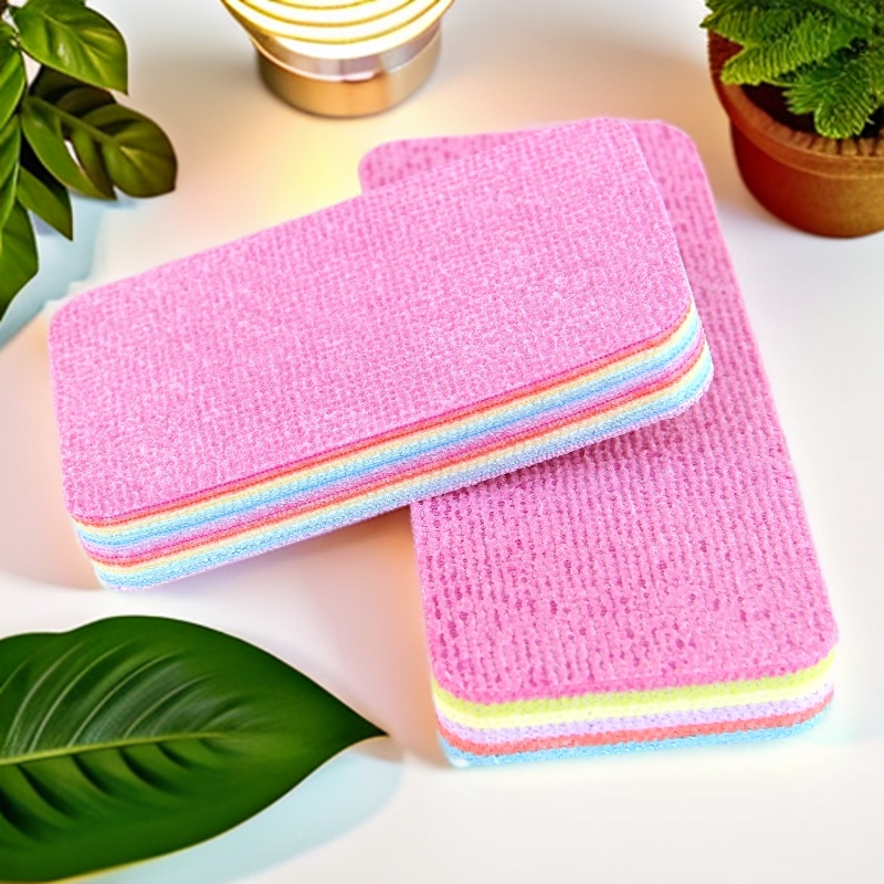 厨房彩虹加厚多层pva吸水洗碗巾抖音同款家用去油不掉毛百洁布,家庭/个人清洁工具,百洁布,淘宝优惠券,粉丝福利购,淘宝优惠卷