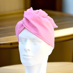 新款仿鹿皮干发帽 加厚吸水不掉毛擦头速干玫红包头巾女厂家批发