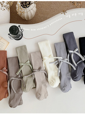 2025秋冬新款韩系ins风儿童连裤袜女宝宝打底裤a类精梳棉