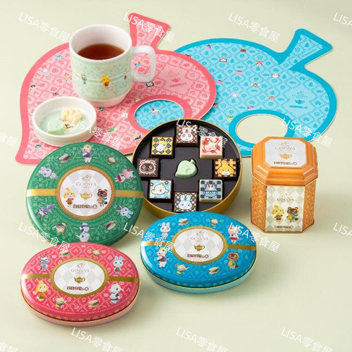 订购 日本 godiva 2026年情人节限定 动物森友会系列巧克力礼盒