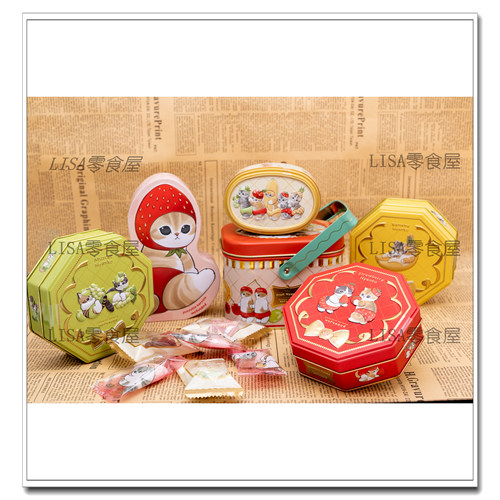 现货 日本mofusand2026年情人节限定 可爱猫咪水果软糖巧克力礼盒