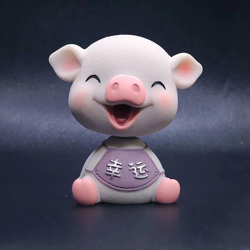 网红装饰小猪创意可爱个性幸运暴蛋糕/烘焙装饰用品