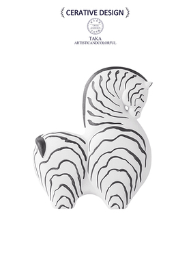 2026马年简约现代陶瓷动物摆件客厅桌面装饰品创意设计乔迁新居