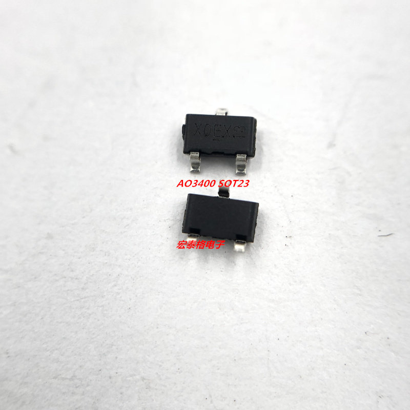 AO3400 AO3401/2N7002/S12301DS MOS场效应管 N沟道三极管 SOT23 - 实物图
