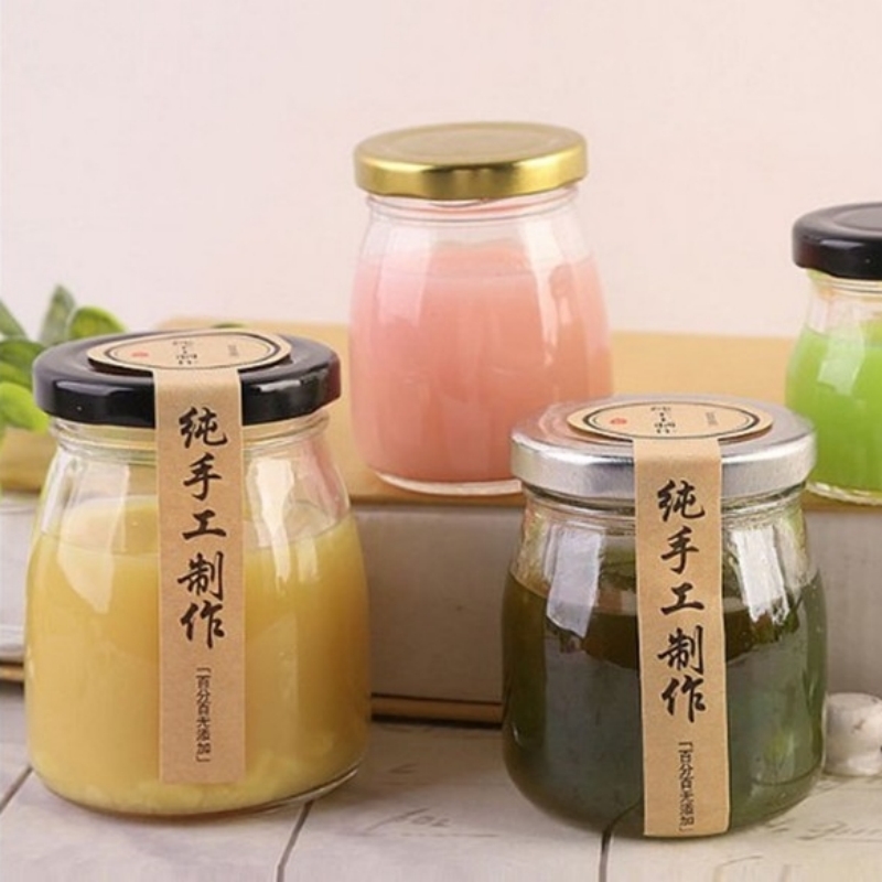 新款50ml150ml100ml200ml燕窝玻璃瓶 丝口布丁瓶 即食燕窝包装瓶