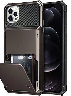 17外壳卡包适用苹果16手机壳插卡iPhone17proMax全包软16P防摔15pro钱包14pro保护套15男女13商务12大容量11