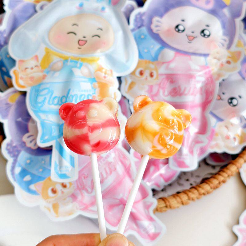 欧咔啦卡通棒棒糖高颜值幼儿园儿童生日分享小零食糖果六一节礼物