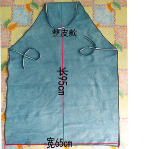 全牛皮电焊整皮围裙防火花飞溅耐高温防护服焊工焊接工作服到穿衣