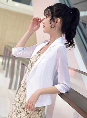 上衣时尚高级感女士小西服短