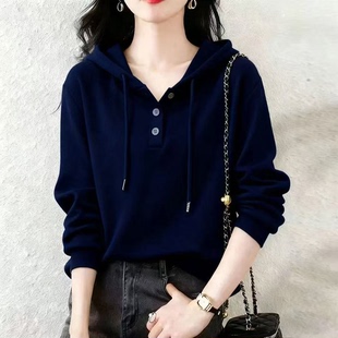 ins超火卫衣女春秋薄款宽松韩版潮学生百搭长袖带帽衫上衣服外套