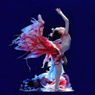 小荷风采云波里锦鲤跃儿童演出服唧唧鱼儿跃女童鲤鱼跃龙门表演服