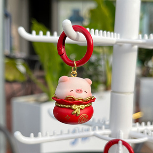 现货宝运猪猪年新春系列挂件钥匙扣