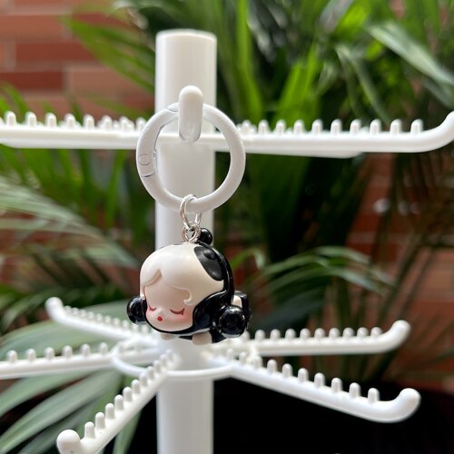 正版萌粒马上发财挂件钥匙扣包挂可爱学生二次元闺蜜diy礼物