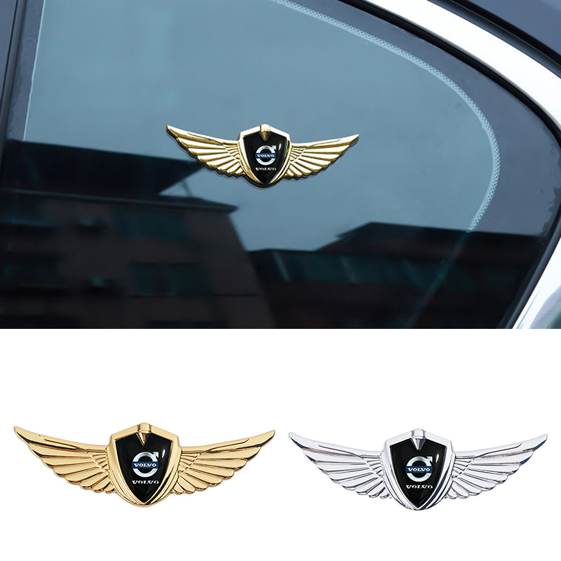 适用沃尔沃XC60 S90 S60 XC90 XC40 V90 汽车金属车贴车标改装饰