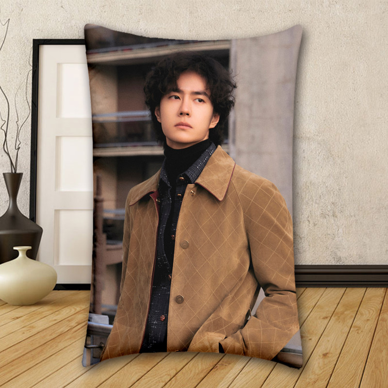 来图定制王一博长抱枕蓝湛办公腰垫沙发靠背女生枕头应援周边礼物