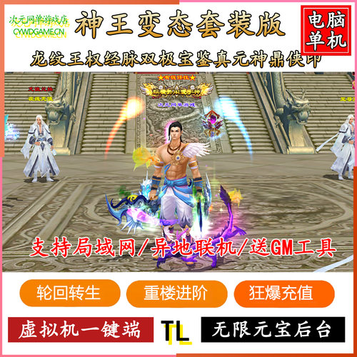 神王轮回天龙虚拟机GM后台一键端