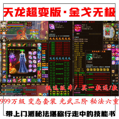 天龙八部单机变态版金戈无极游戏