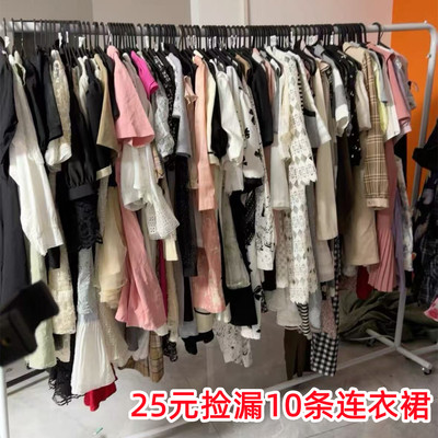 二手连衣裙出口东南亚非洲旧连衣裙10条包邮默认微瑕款式随机发