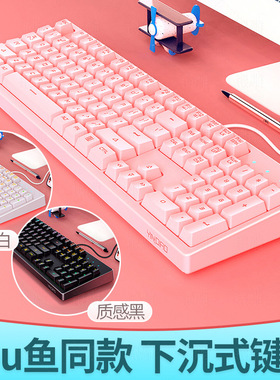 Gaming mechanical Keyboard Wired Keyboard Lighting Effect