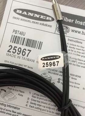 询价美国邦纳BANNER PBT16U PBT26U PBT46U PBT66U 光纤探头