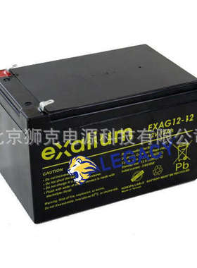 Exalium蓄电池 EXAG12-12 12V 12AH 免维护 密封铅酸蓄电池