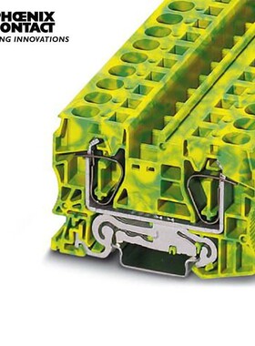 菲尼克斯 接线端子黄绿色弹簧接地端子 - ST 16-PE - 3036165