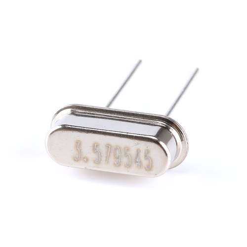 石英晶振直插两脚HC-49S 4 8M 11.0592M 12M 16M 25MHz无源晶振