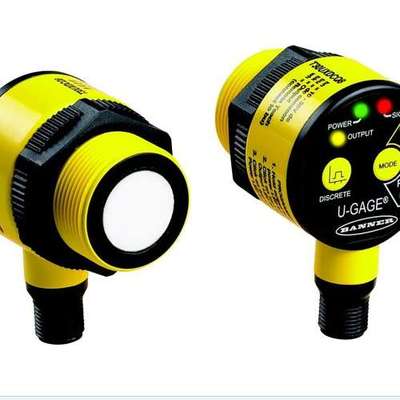 现货BANNER邦纳T30UXDA超声波液位料位卷径传感器1米开关量输出