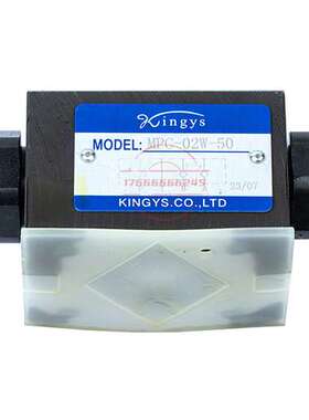 kingys叠加式液控单向阀MPC-02W-50 02A 02B 03W 03A 03B 04W 04A