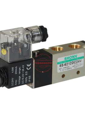 SHONV气动电磁阀3S-7213DC24V 3S-8214DC24V 5S-6212DC24V