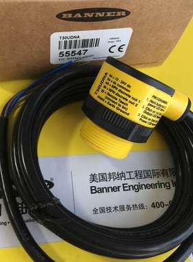 BANNER美国邦纳 T30UDNA 双NPN超声波传感器全新原装正品现货
