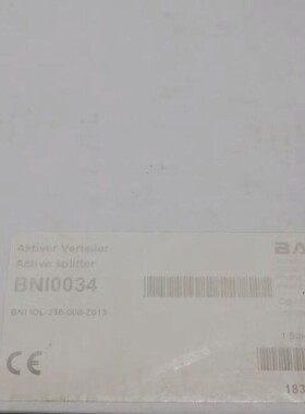 BNI0034 巴鲁夫BALLUFF模块 BNI IOL-256-000-Z013