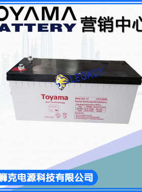 日本TOYAMA蓄电池NPG230-12 12V230AH直流屏 UPS电源 EPS电源电池