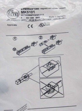 MK5101 IFM易福门磁性开关 气缸传感器
