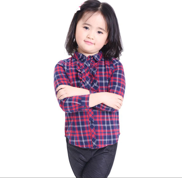 Chemise fille ANNIL à manche longue - Ref 2085814 Image 1