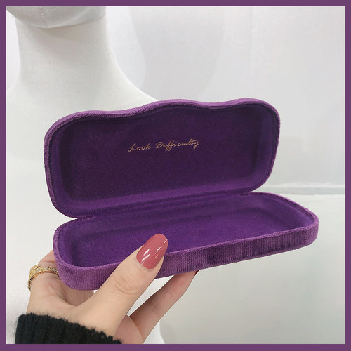 四野定制尼龙毛绒材质超有眼镜盒